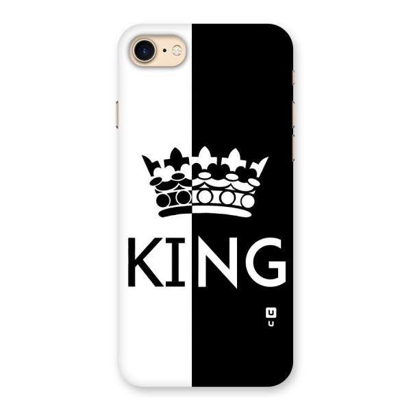 Aesthetic Crown King Back Case for iPhone 7