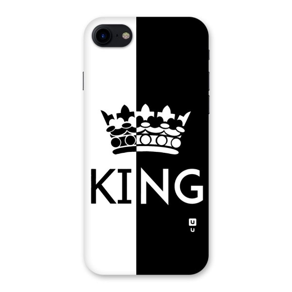 Aesthetic Crown King Back Case for iPhone SE 2020