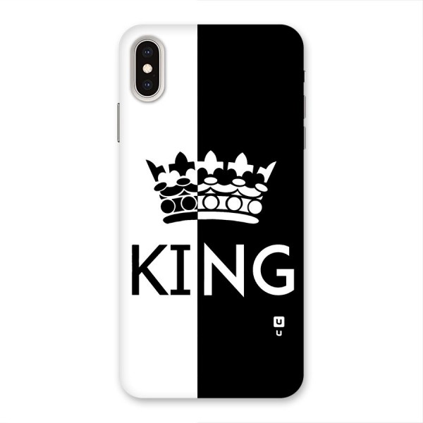 Aesthetic Crown King Back Case for iPhone XS Max