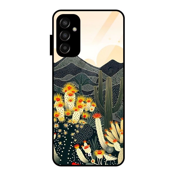 Aesthetic Desert Glass Back Case for Galaxy F13