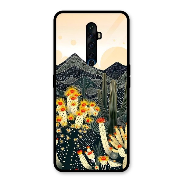 Aesthetic Desert Glass Back Case for Oppo Reno2 Z