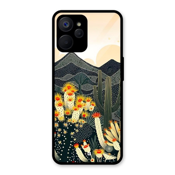 Aesthetic Desert Glass Back Case for Realme 9i 5G