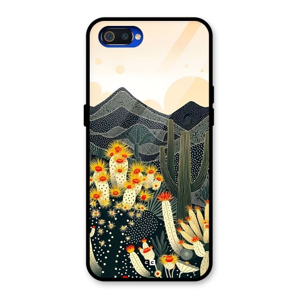 Aesthetic Desert Glass Back Case for Realme C2