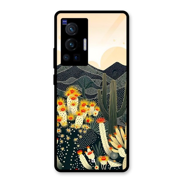 Aesthetic Desert Glass Back Case for Vivo X70 Pro