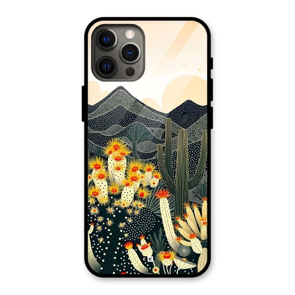 Aesthetic Desert Glass Back Case for iPhone 12 Pro Max
