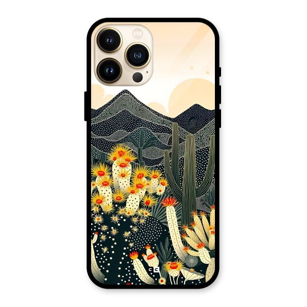Aesthetic Desert Glass Back Case for iPhone 13 Pro Max