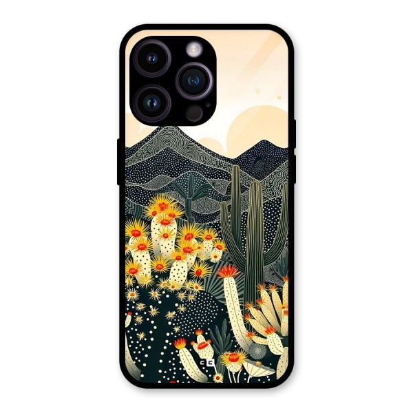 Aesthetic Desert Glass Back Case for iPhone 14 Pro Max
