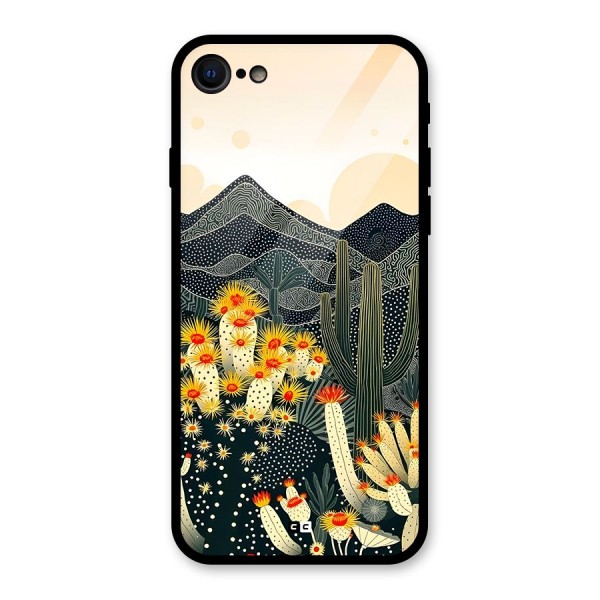 Aesthetic Desert Glass Back Case for iPhone SE 2022