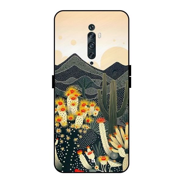 Aesthetic Desert Metal Back Case for Oppo Reno2 F