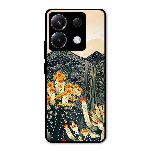 Aesthetic Desert Metal Back Case for Poco X6
