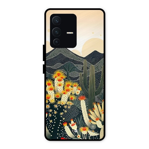 Aesthetic Desert Metal Back Case for Vivo V23 5G