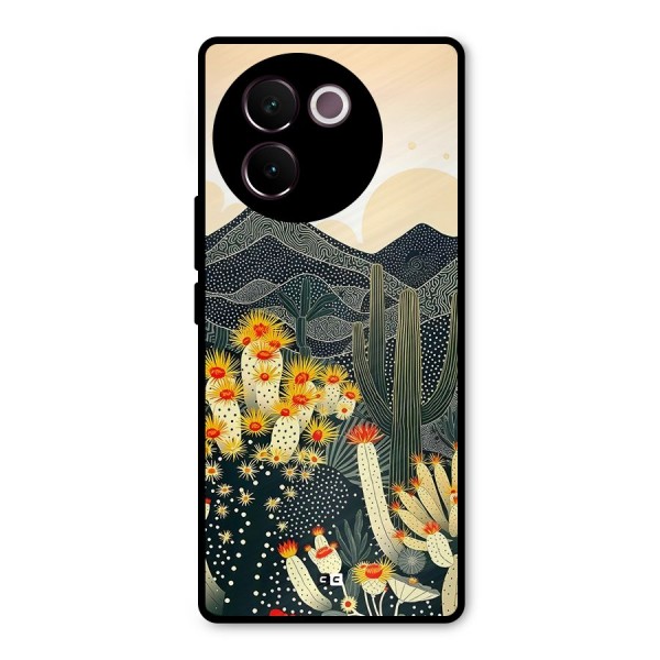 Aesthetic Desert Metal Back Case for Vivo V30e