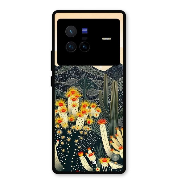 Aesthetic Desert Metal Back Case for Vivo X80