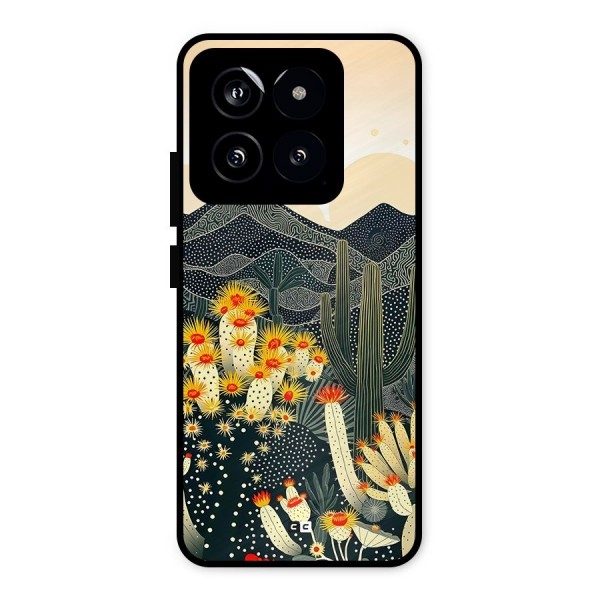 Aesthetic Desert Metal Back Case for Xiaomi 14