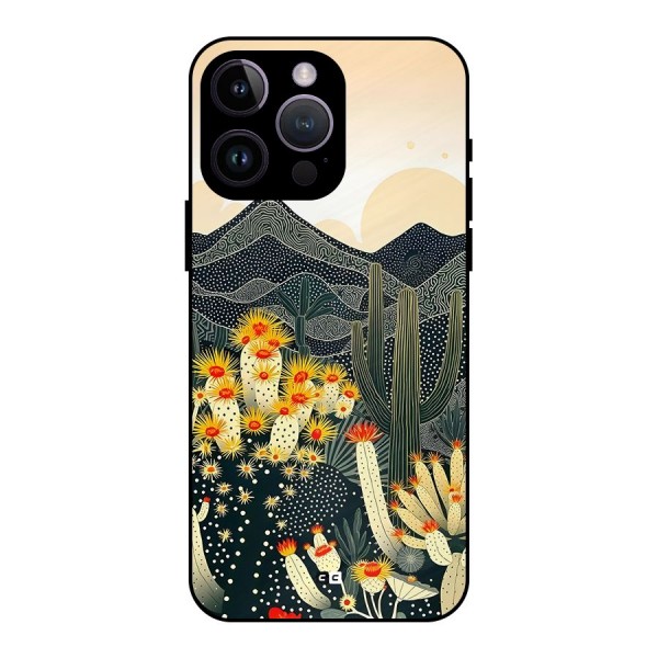 Aesthetic Desert Metal Back Case for iPhone 14 Pro Max