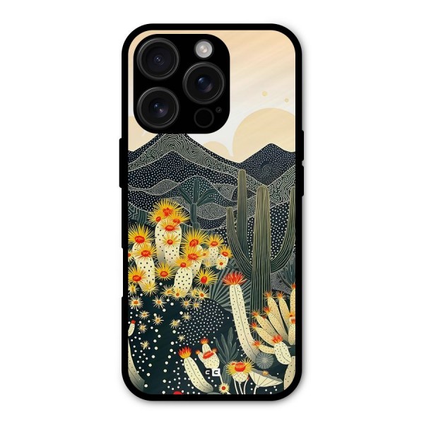 Aesthetic Desert Metal Back Case for iPhone 16 Pro