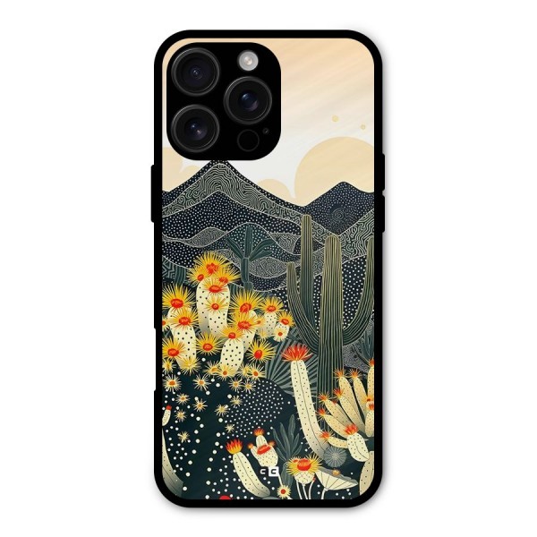 Aesthetic Desert Metal Back Case for iPhone 16 Pro Max