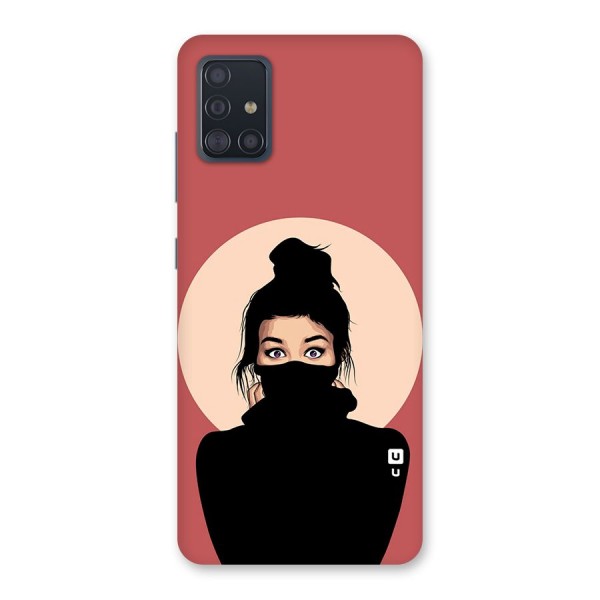 Aesthetic Digital Art Girl Back Case for Galaxy A51