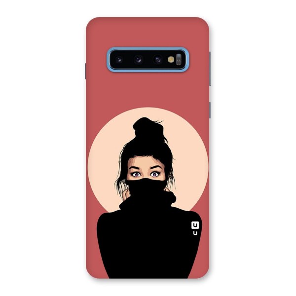 Aesthetic Digital Art Girl Back Case for Galaxy S10