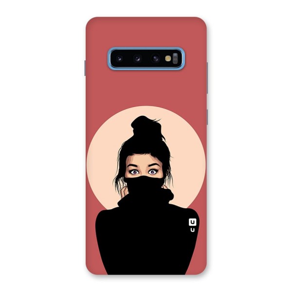 Aesthetic Digital Art Girl Back Case for Galaxy S10 Plus