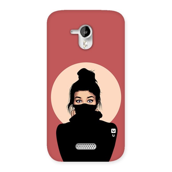 Aesthetic Digital Art Girl Back Case for Micromax Canvas HD A116