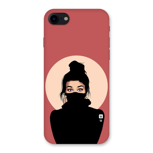 Aesthetic Digital Art Girl Back Case for iPhone SE 2020