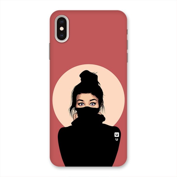 Aesthetic Digital Art Girl Back Case for iPhone XS Max