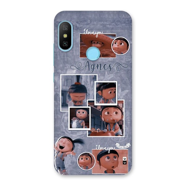 Agnes Back Case for Redmi 6 Pro