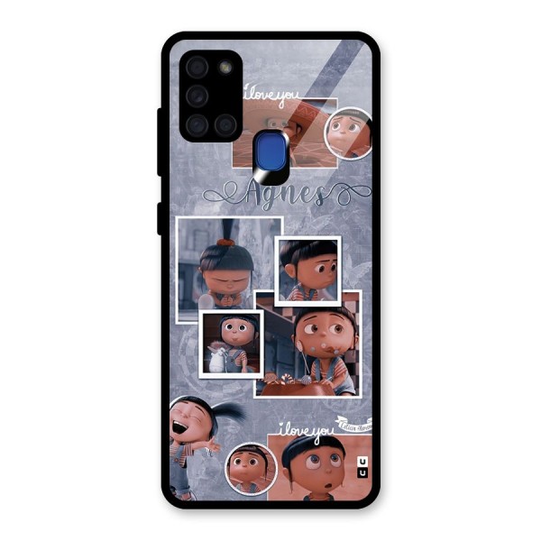 Agnes Glass Back Case for Galaxy A21s
