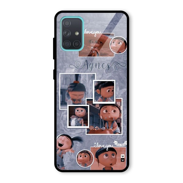 Agnes Glass Back Case for Galaxy A71