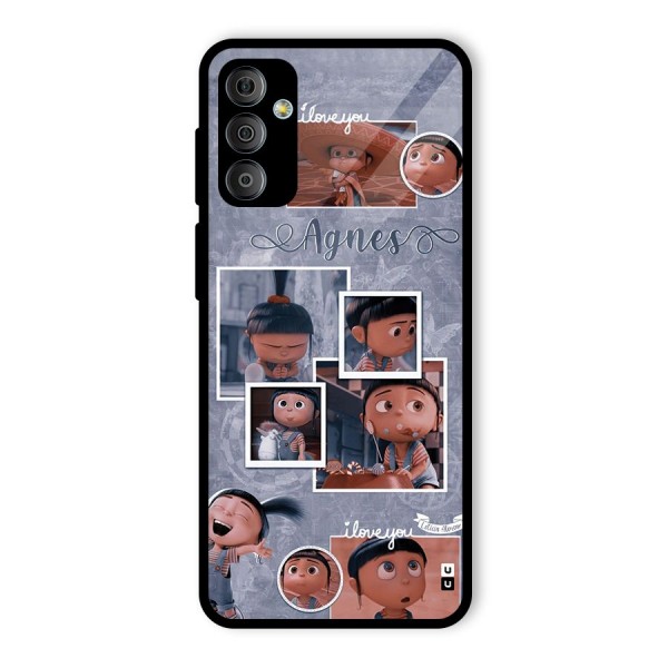 Agnes Glass Back Case for Galaxy F23