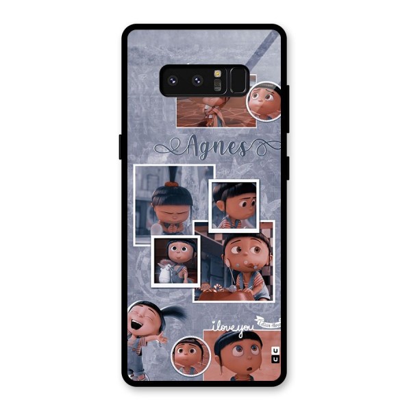 Agnes Glass Back Case for Galaxy Note 8