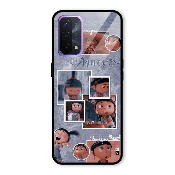 Agnes Glass Back Case for Oppo A74 5G