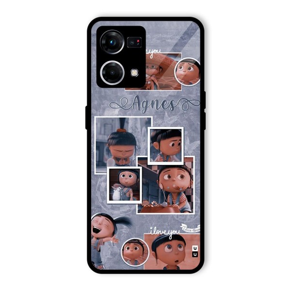 Agnes Glass Back Case for Oppo F21 Pro 4G