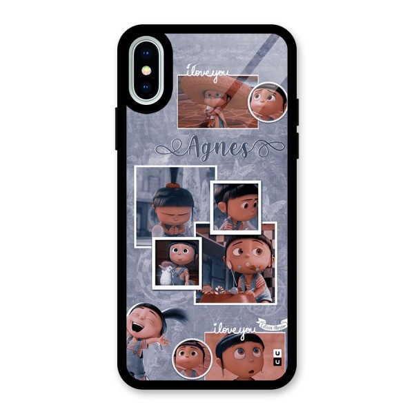 Agnes Glass Back Case for iPhone XS