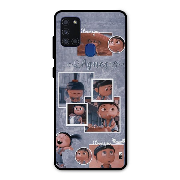 Agnes Metal Back Case for Galaxy A21s