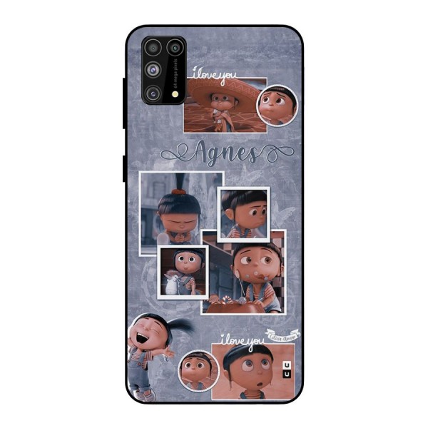 Agnes Metal Back Case for Galaxy F41
