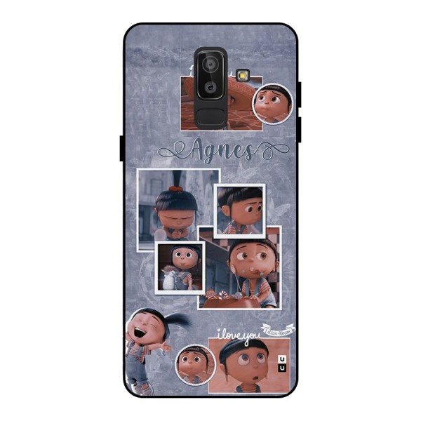 Agnes Metal Back Case for Galaxy J8