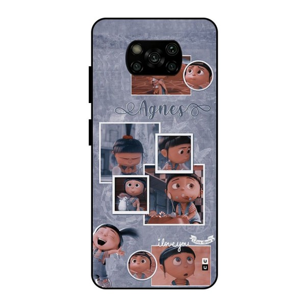 Agnes Metal Back Case for Poco X3