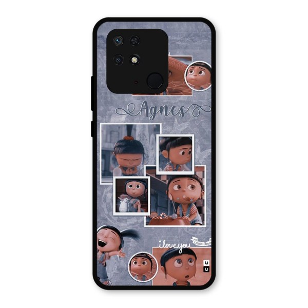 Agnes Metal Back Case for Redmi 10 Power