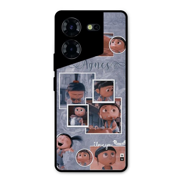 Agnes Metal Back Case for Tecno Pova 5 Pro 5G