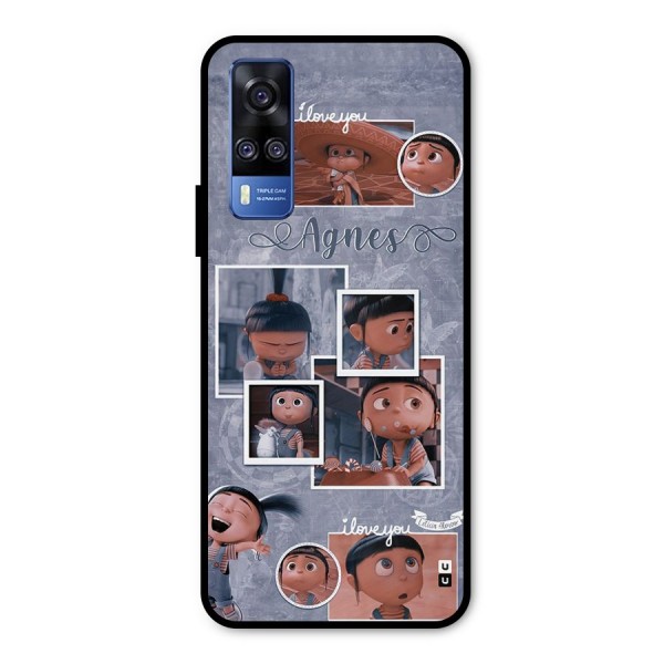 Agnes Metal Back Case for Vivo Y51A