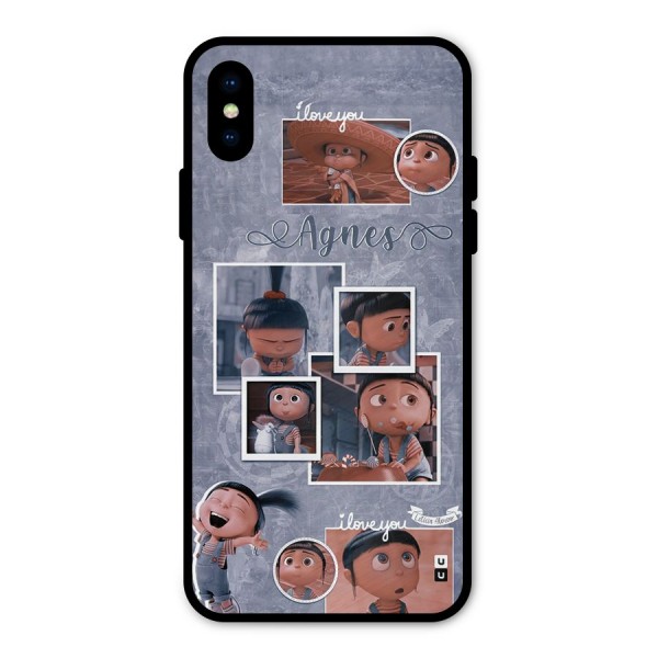 Agnes Metal Back Case for iPhone XS