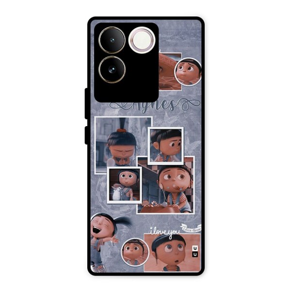 Agnes Metal Back Case for iQOO Z7 Pro