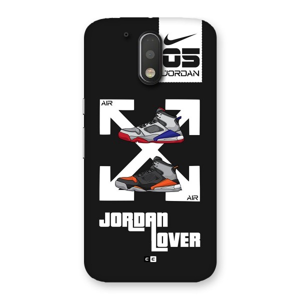 Air Shoe Lover Back Case for Moto G4 Plus