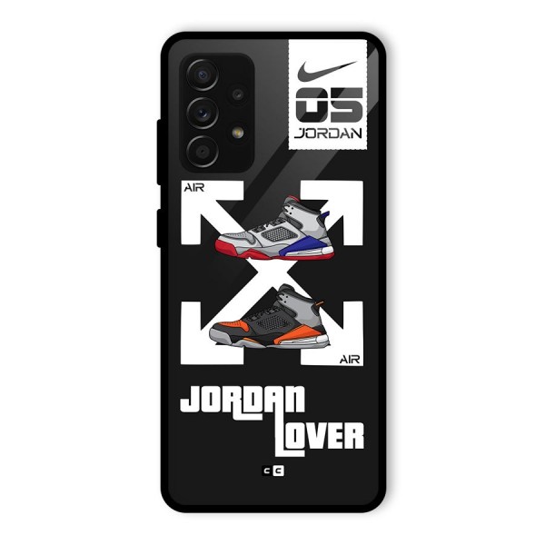 Air Shoe Lover Glass Back Case for Galaxy A53 5G