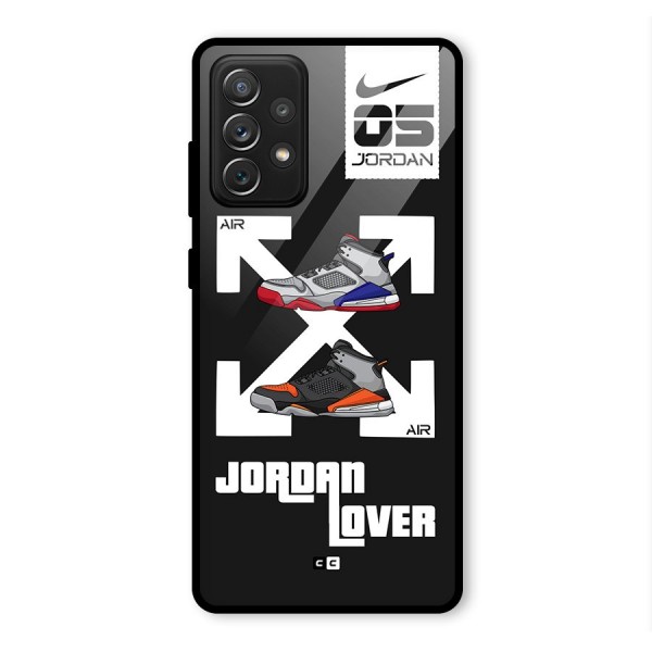Air Shoe Lover Glass Back Case for Galaxy A72