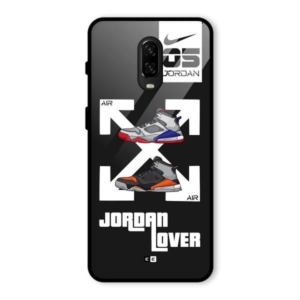 Air Shoe Lover Glass Back Case for OnePlus 6T