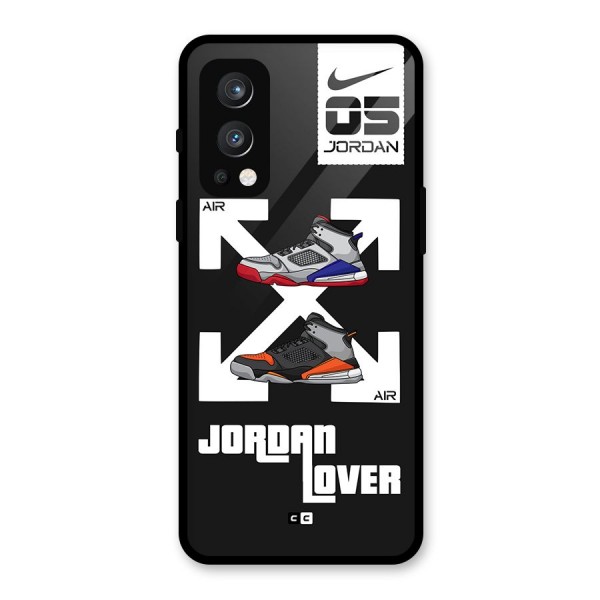 Air Shoe Lover Glass Back Case for OnePlus Nord 2 5G