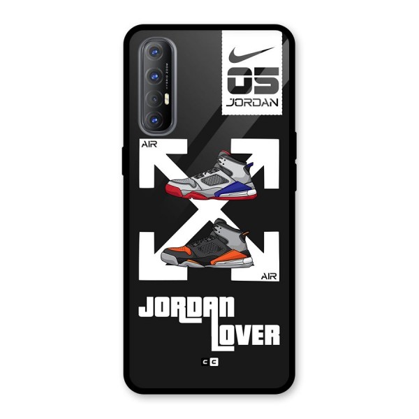 Air Shoe Lover Glass Back Case for Oppo Reno3 Pro